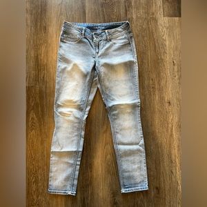 Maurice’s light wash jeans.